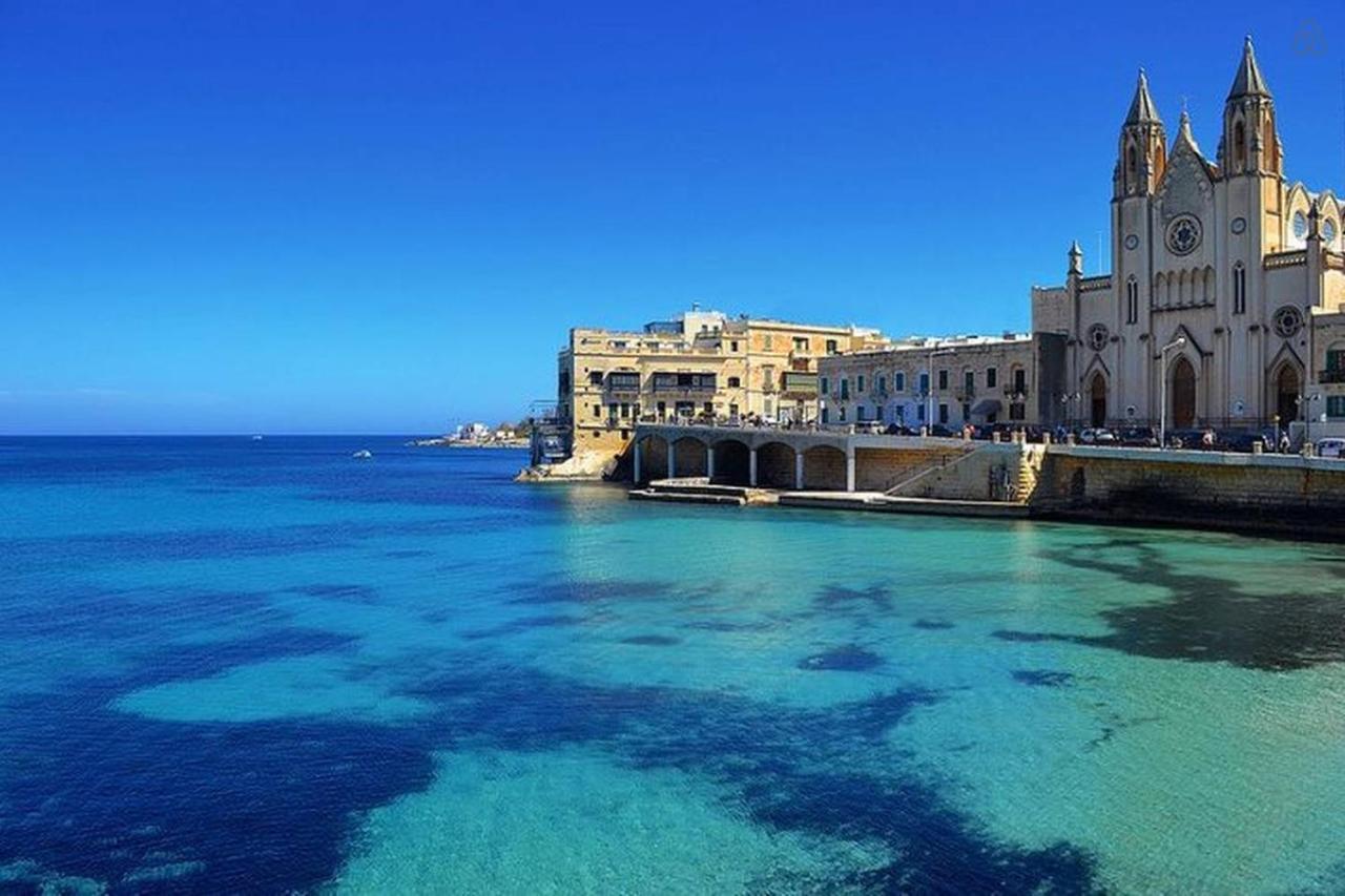 Perfect Location, Modern 2Br Apartment Sliema Luaran gambar